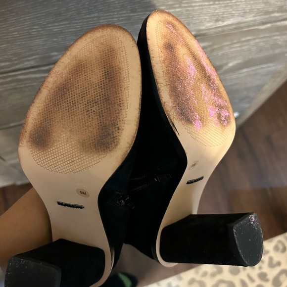 Gianni Bini Barrine Suede Over-the-Knee Block Boots - Picture 7 of 7